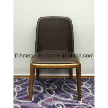 High Quality Leather Coffee Shop Chair for Wholesale (FOH-BCC42)